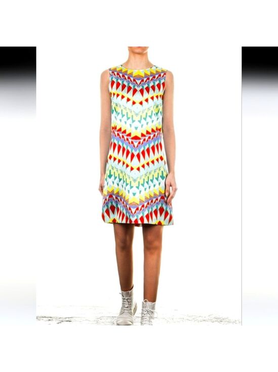 M by Missoni Dresses & Skirts - M by Missoni Geometric Print Abstract Sleeveless Shift Dress, Size 8